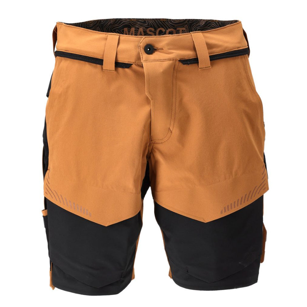 Mascot Customized 22149 Stretch Shorts Brown/Black