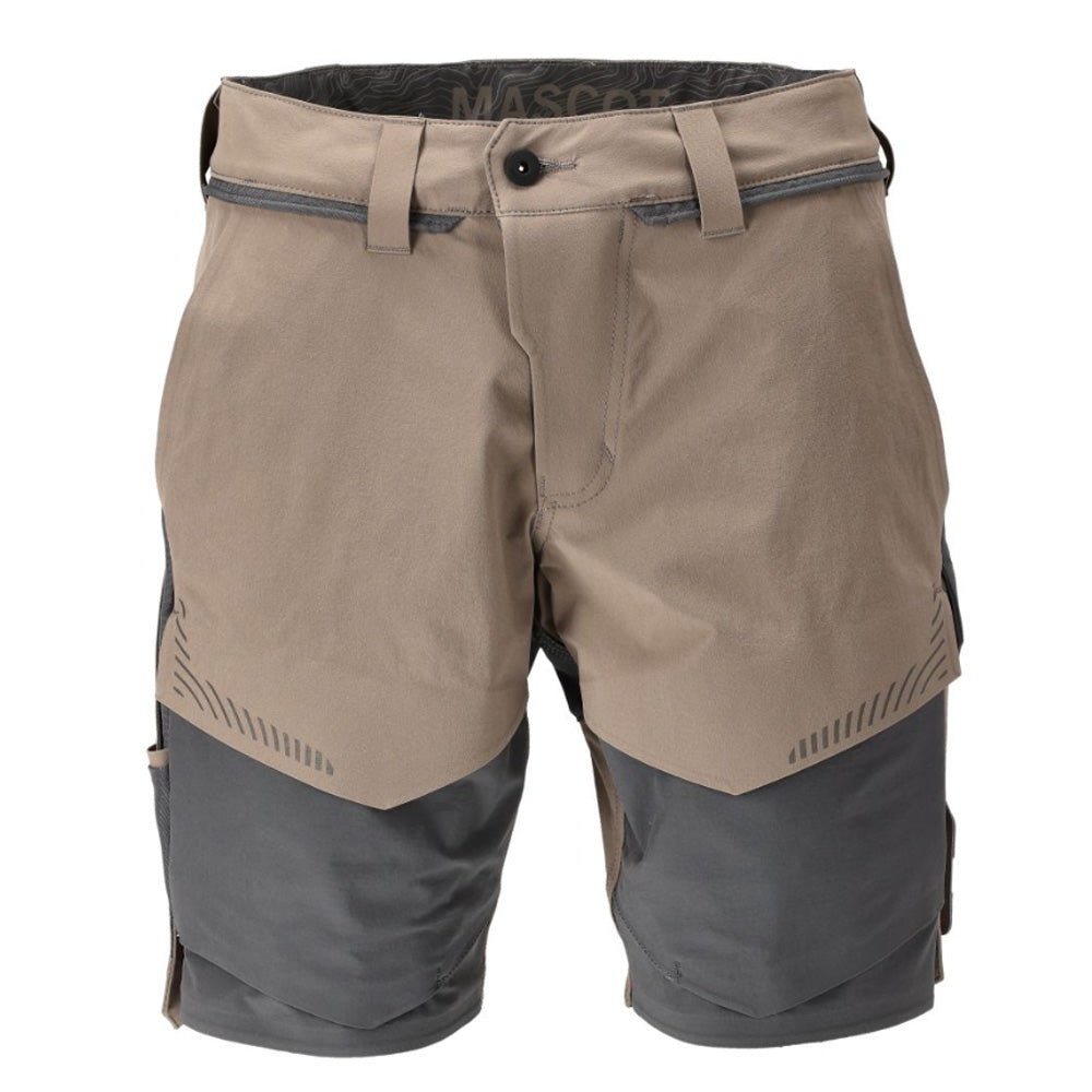 Mascot Customized 22149 Stretch Shorts Sand/Grey