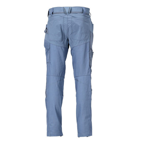 Mascot Customized 22479 Trousers With Kneepad Pockets Stone Blue