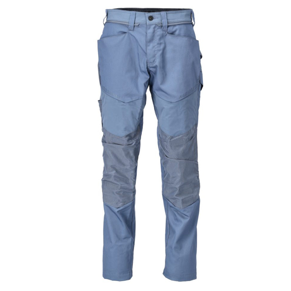 Mascot Customized 22479 Trousers With Kneepad Pockets Stone Blue