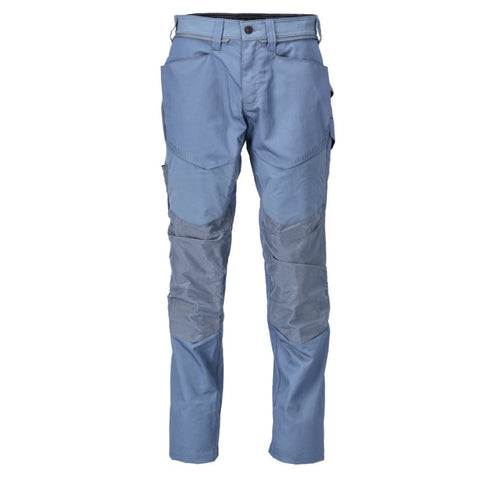 Mascot Customized 22479 Trousers With Kneepad Pockets Stone Blue