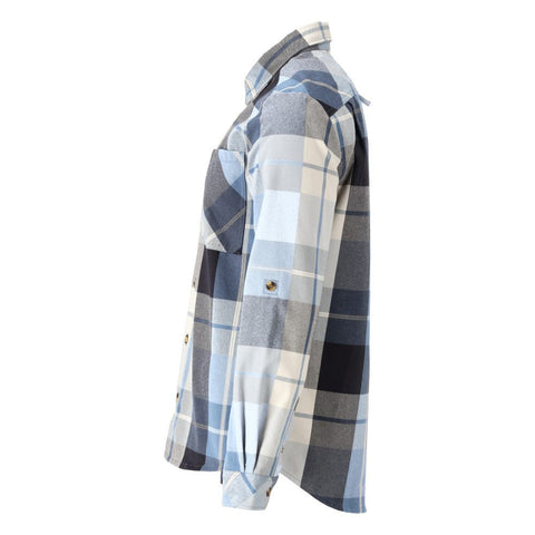 Mascot Customized 22904 Flannel Shirt Dark Navy Checked