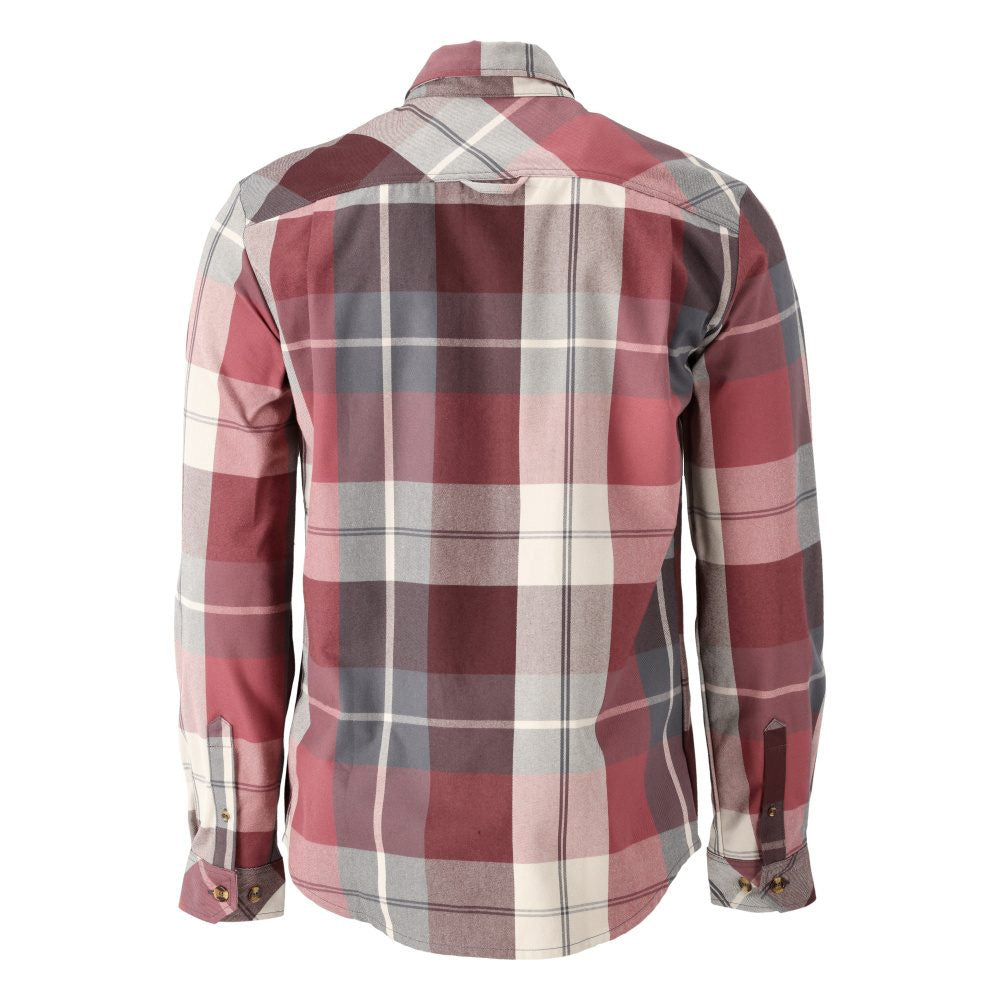 Mascot Customized 22904 Flannel Shirt Bordeaux Checked