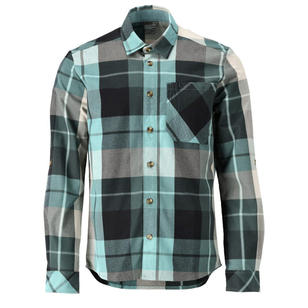 Mascot Customized 22904 Flannel Shirt Green Checked