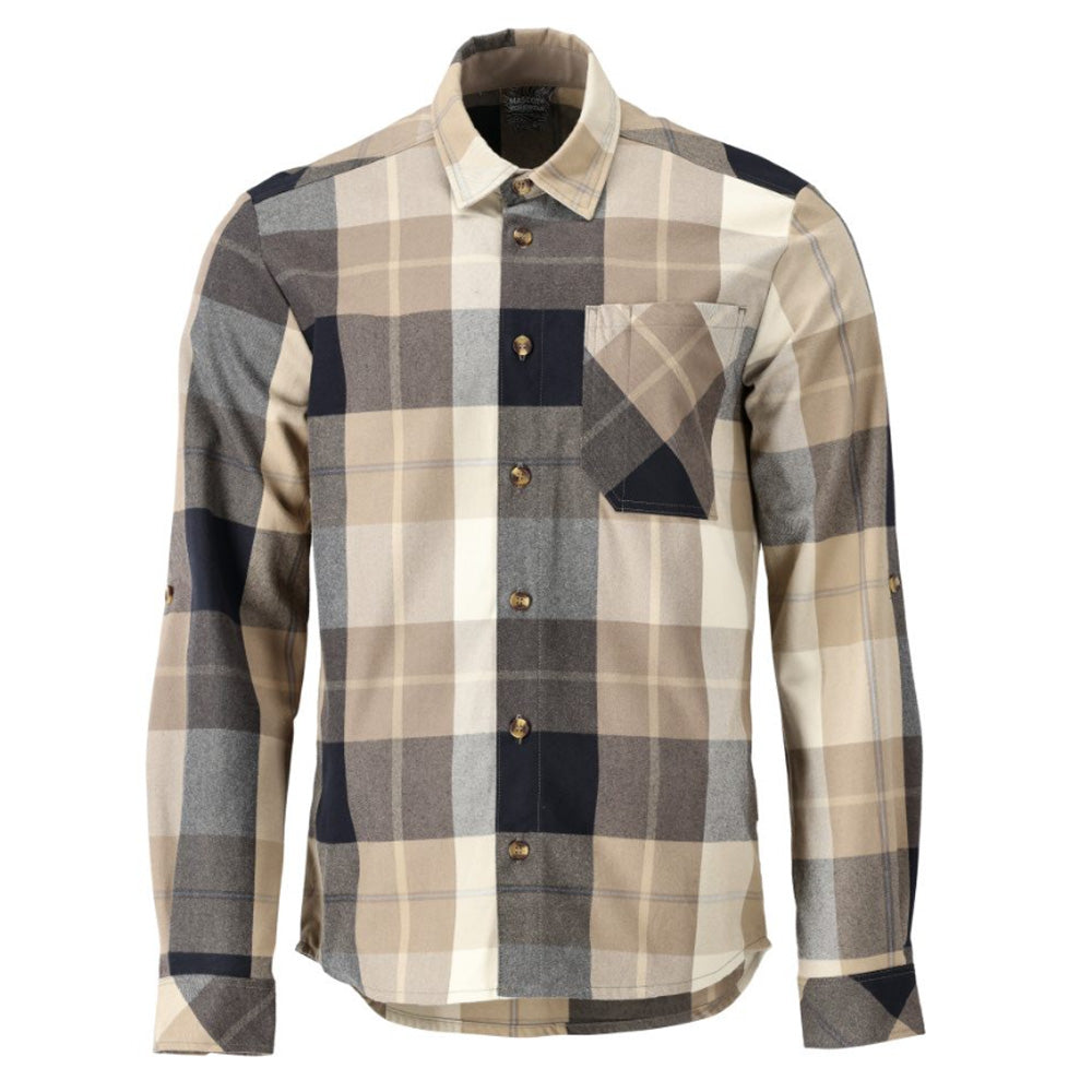 Mascot Customized 22904 Flannel Shirt Sand Checked