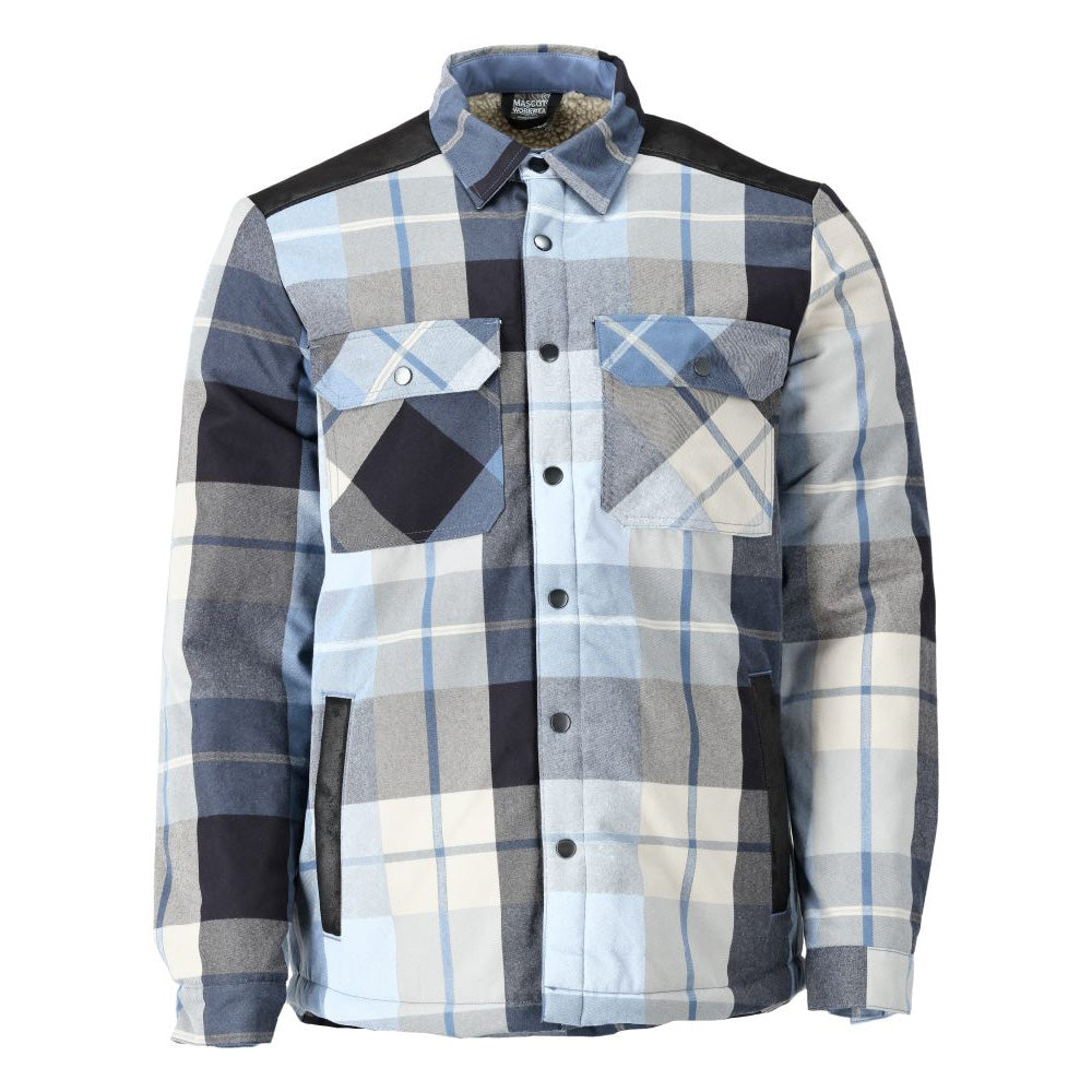 Mascot Customized 23104 Flannel Shirt Navy Checked