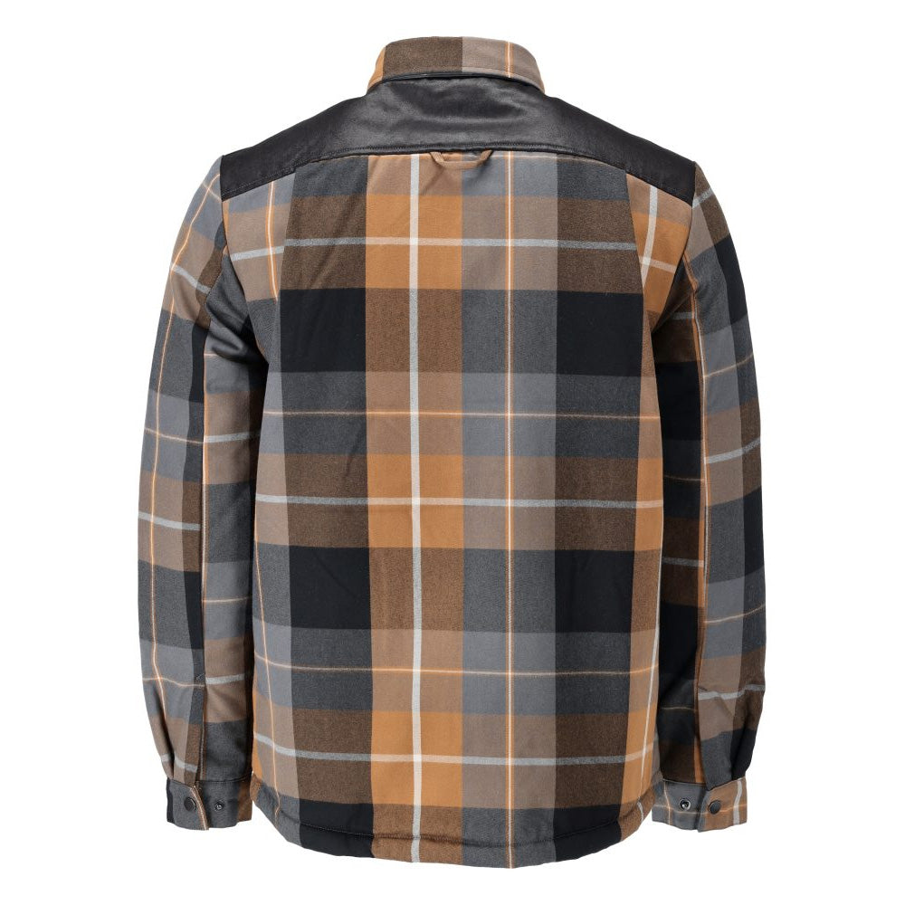 Mascot Customized 23104 Flannel Shirt Nut Brown Checked