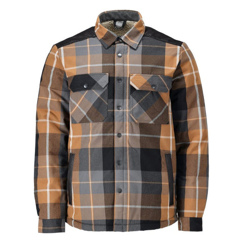 Mascot Customized 23104 Flannel Shirt Nut Brown Checked