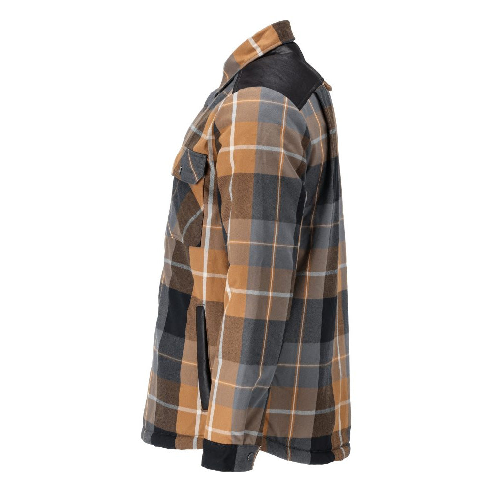 Mascot Customized 23104 Flannel Shirt Nut Brown Checked