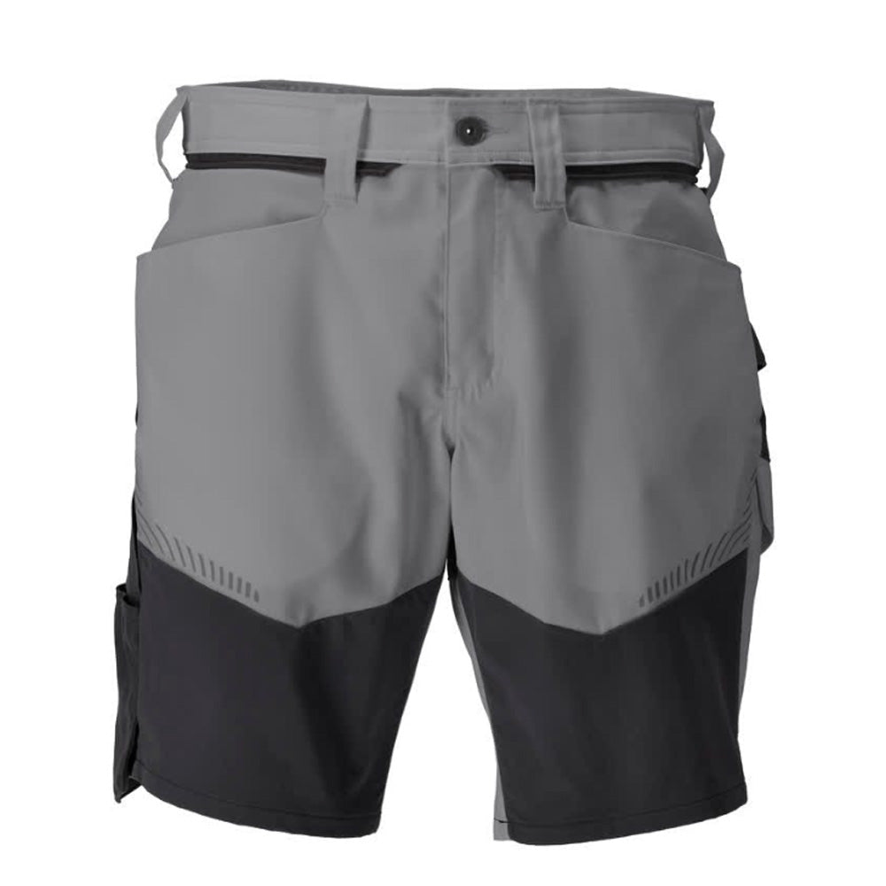 Mascot Customized 25149 Stretch Shorts Stone Grey / Black