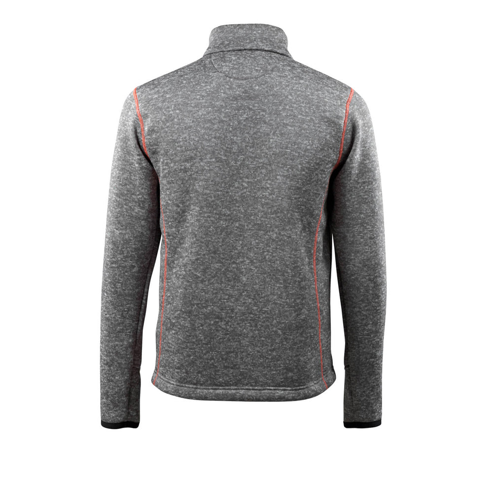 Mascot Hardwear Reims Knitted Jumper With Half Zip Grey Flecked