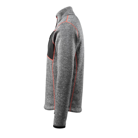 Mascot Hardwear Reims Knitted Jumper With Half Zip Grey Flecked