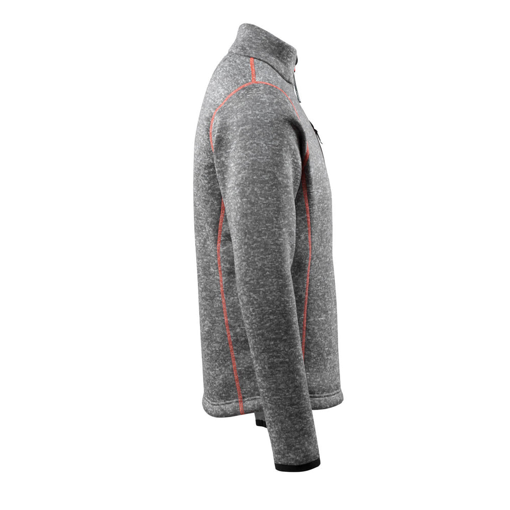Mascot Hardwear Reims Knitted Jumper With Half Zip Grey Flecked