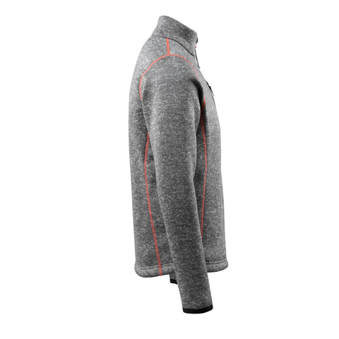Mascot Hardwear Reims Knitted Jumper With Half Zip Grey Flecked