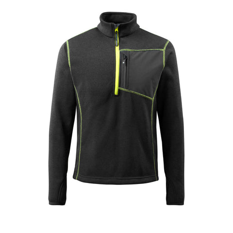 Mascot Hardwear Reims Knitted Jumper With Half Zip Black