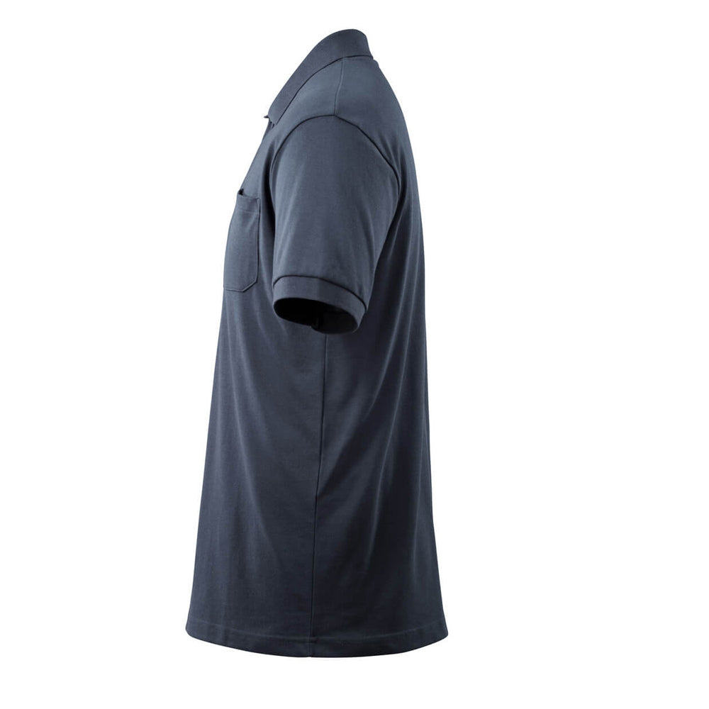 Mascot Crossover Orgon Polo Shirt With Chest Pocket Dark Navy