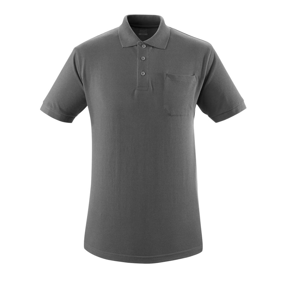 Mascot Crossover Orgon Polo Shirt With Chest Pocket Dark Anthracite