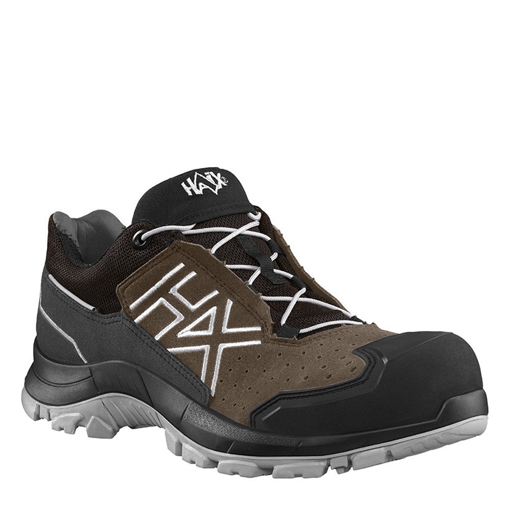 Haix Black Eagle 200 Metal Free Brown S1PS Safety Trainers ESD 610054
