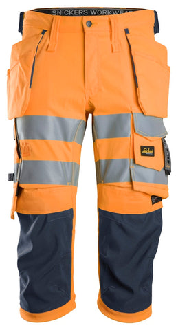 Snickers 6138 Hi-Vis Class 1/2 Stretch Pirates+ Holster Pockets
