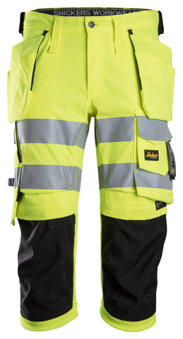 Snickers 6138 Hi-Vis Class 1/2 Stretch Pirates+ Holster Pockets