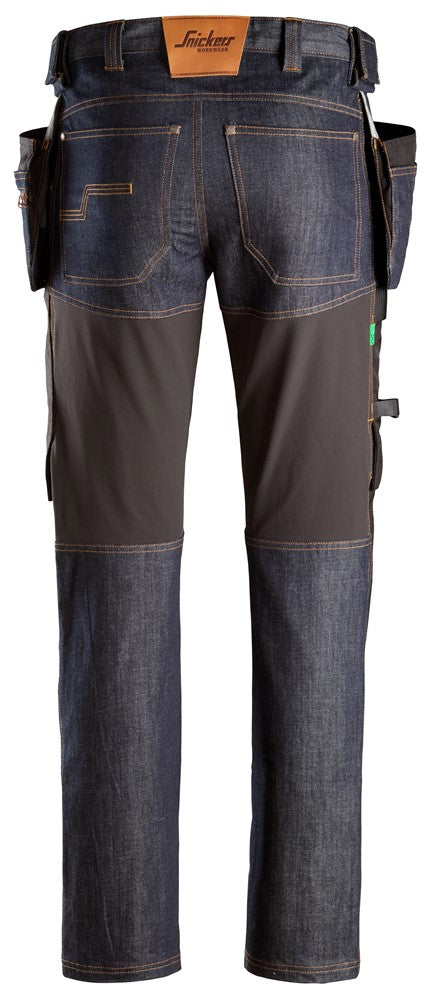 Snickers 6955 FlexiWork Denim Trousers Holster Pockets