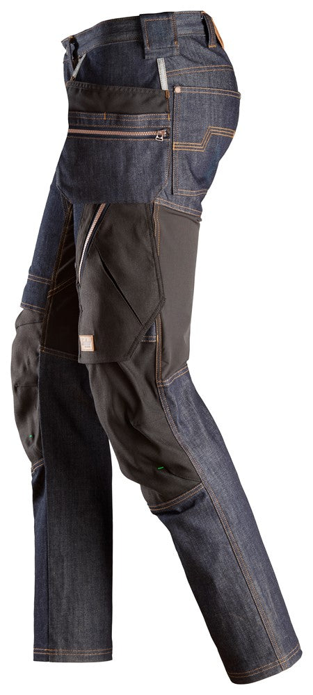 Snickers 6955 FlexiWork Denim Trousers Holster Pockets