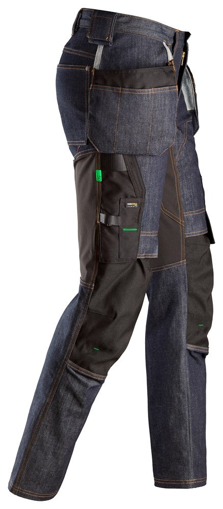 Snickers 6955 FlexiWork Denim Trousers Holster Pockets