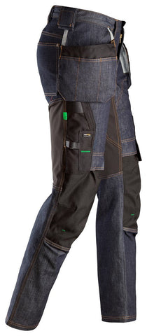 Snickers 6955 FlexiWork Denim Trousers Holster Pockets