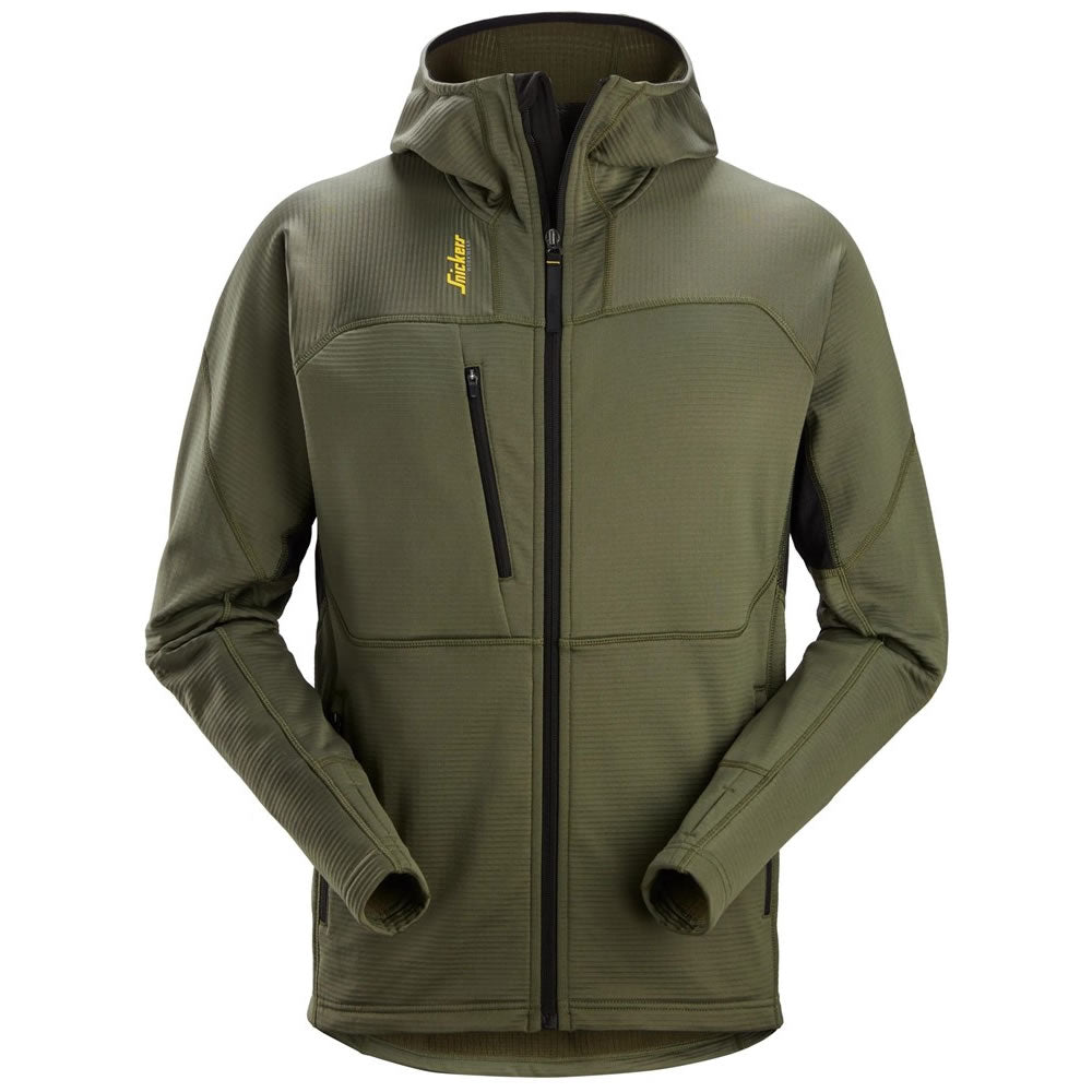 Snickers 9420 Thermal Body Mapping Zip Fleece Hoodie