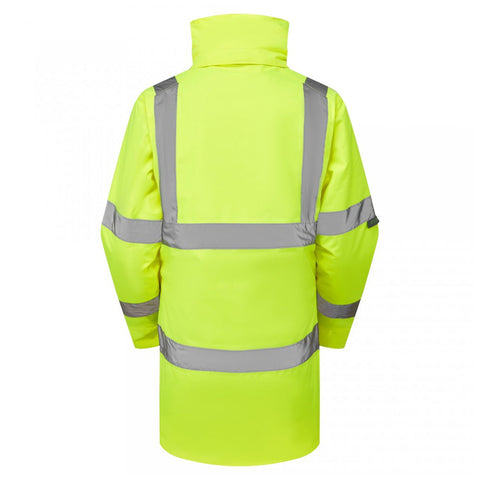 Leo Workwear Cheristow Class 3 Women's Yellow Hi-Vis Anorak