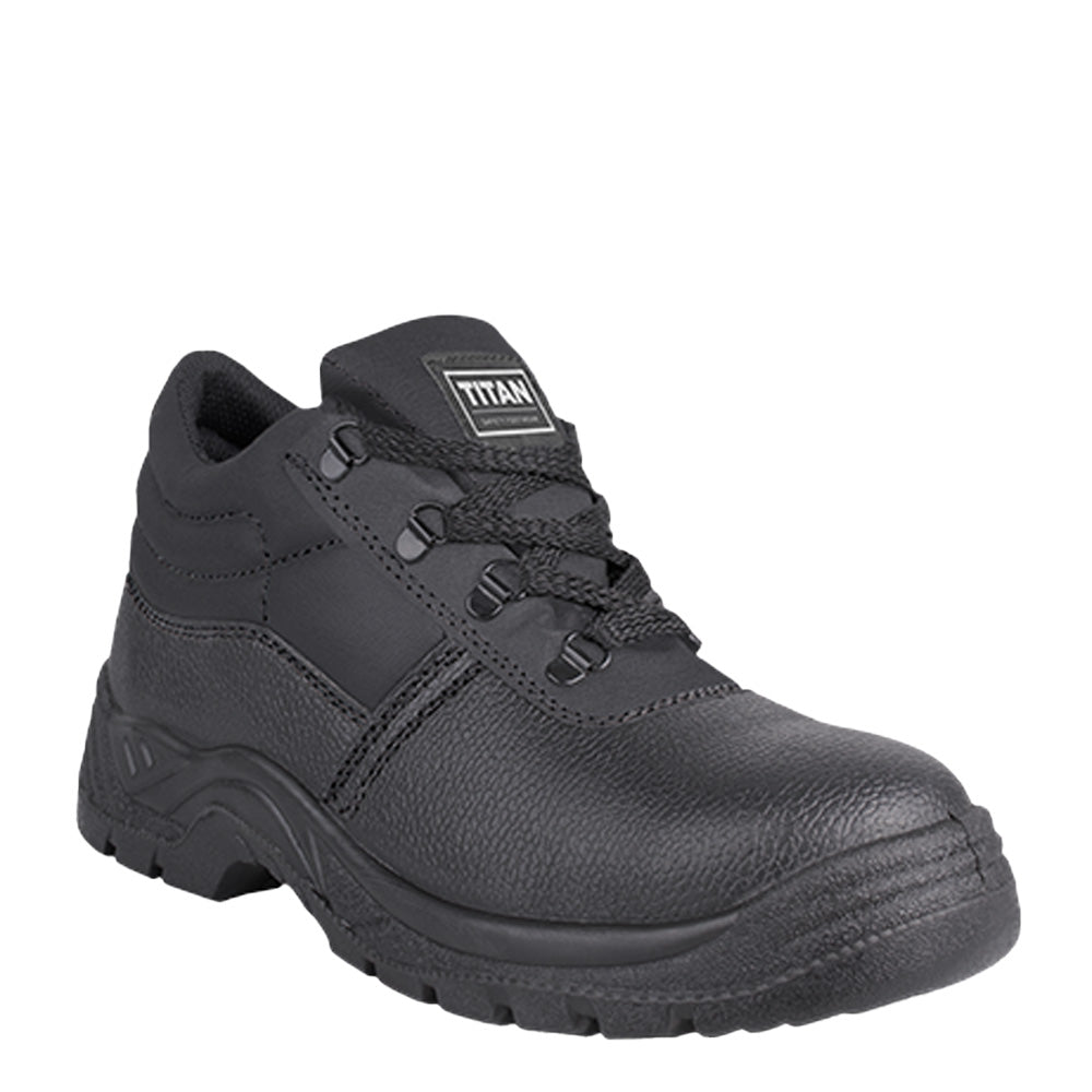 Titan Argon Safety Boots Steel Toe Cap & Midsole S3 Chukka Boots Black