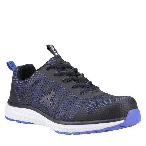 Amblers AS723C Sprint Safety Trainers Blue Metal Free