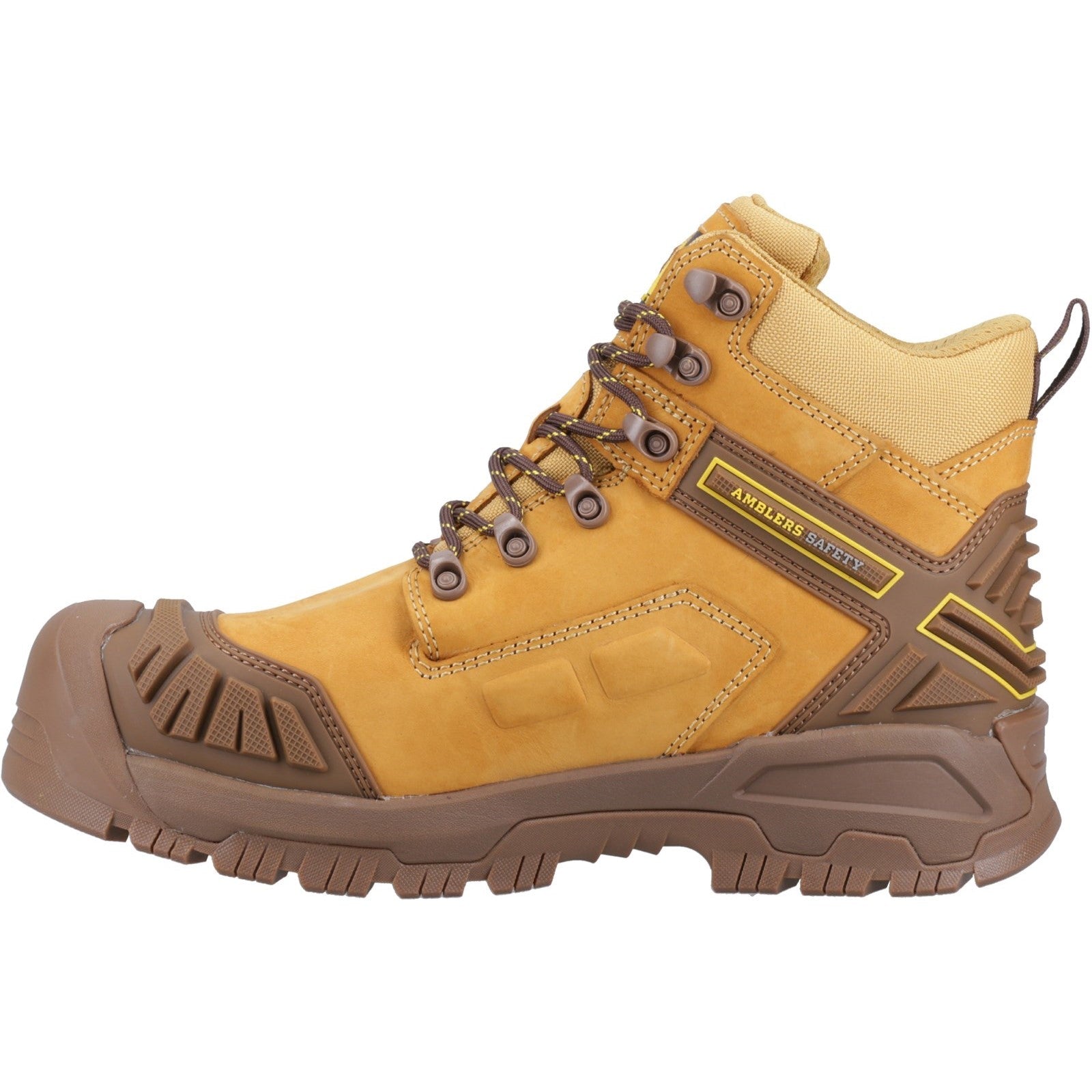 Amblers AS960C Ignite Waterproof Safety Boots Honey Metal Free