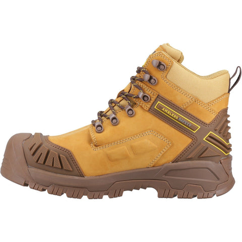 Amblers AS960C Ignite Waterproof Safety Boots Honey Metal Free