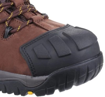 Amblers AS995 Waterproof Safety Boots Hi Leg Metal Free Side Zip