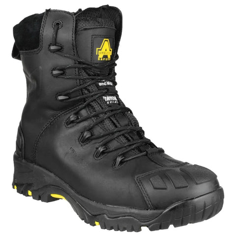 Amblers FS999 Waterproof Safety Boots Hi Leg Metal Free Side Zip