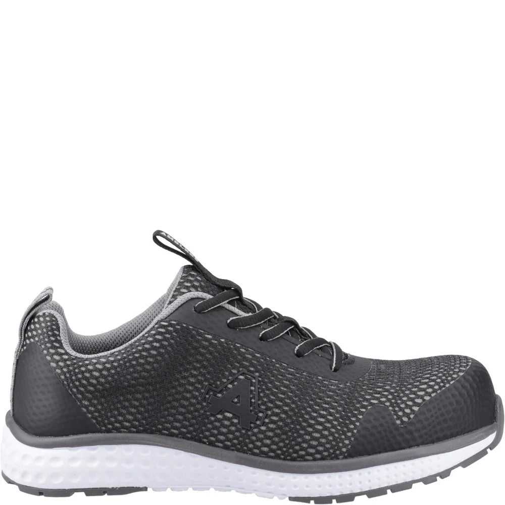 Amblers AS723C Sprint Safety Trainers Black Metal Free