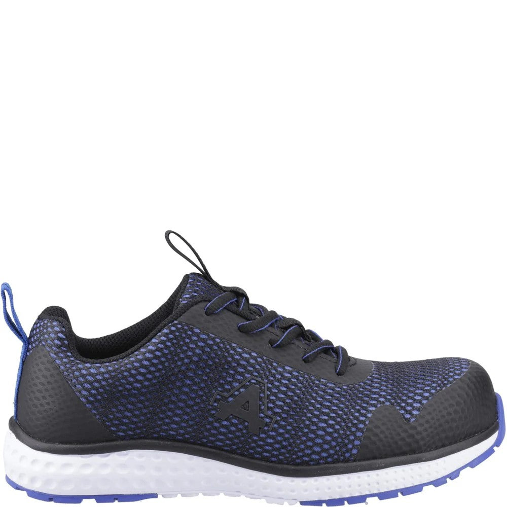 Amblers AS723C Sprint Safety Trainers Blue Metal Free