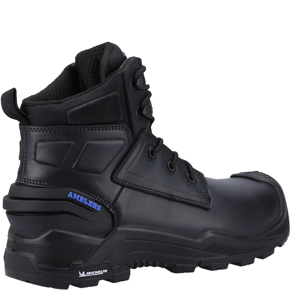 Amblers AS980C Crusader Waterproof Safety Boots Black Metal Free
