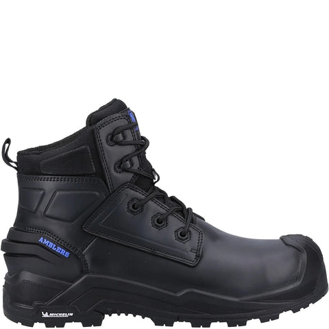 Amblers AS980C Crusader Waterproof Safety Boots Black Metal Free