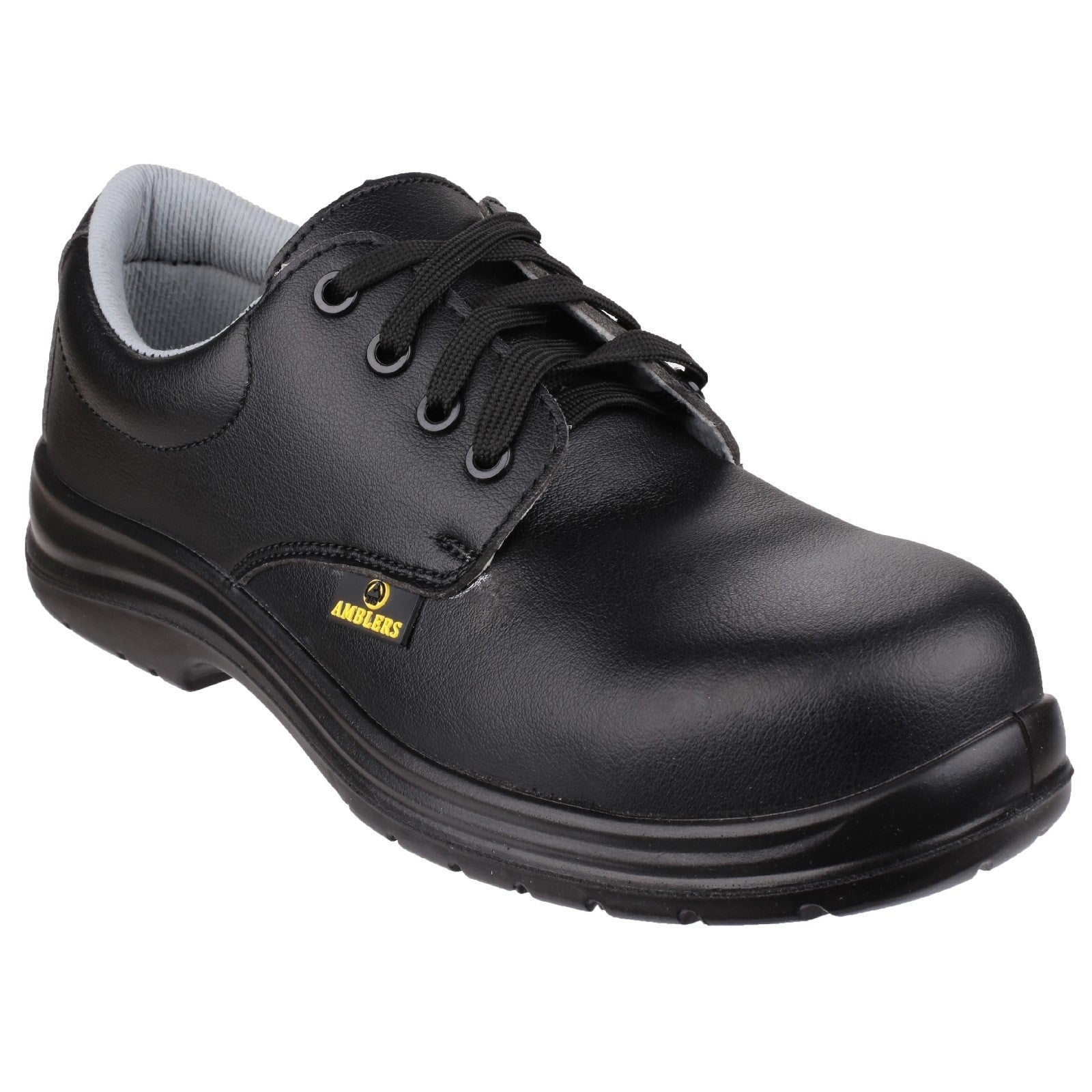 Amblers FS662 Black Metal Free Safety Shoes ESD