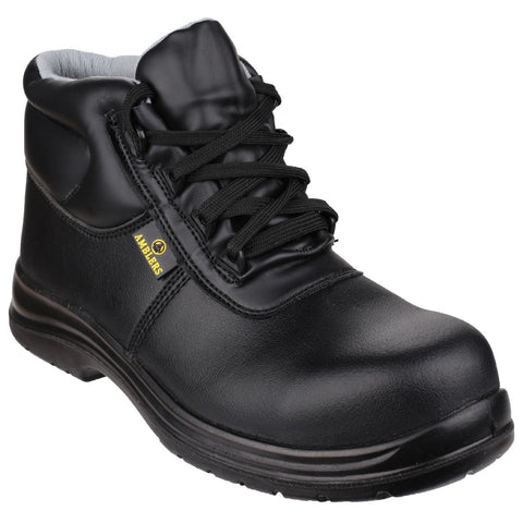 Amblers  FS663 Black Metal Free Safety Boots