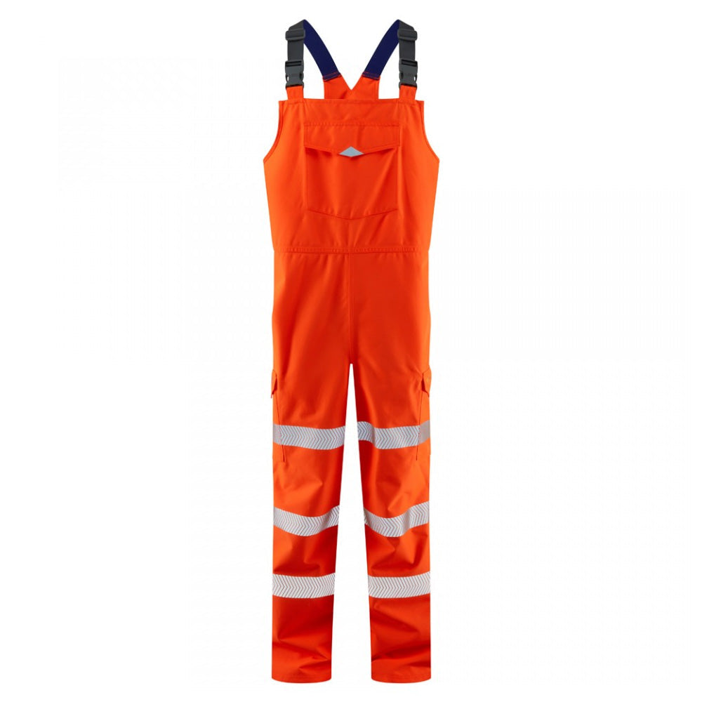 Leo Workwear Northam Class 2 Orange Bib & Brace