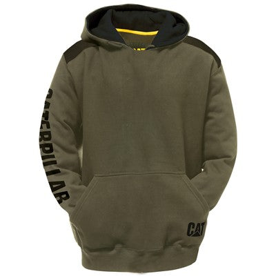 CAT C1910802 Logo Panel Hooded Sweatshirt