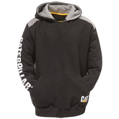 CAT C1910802 Logo Panel Hooded Sweatshirt