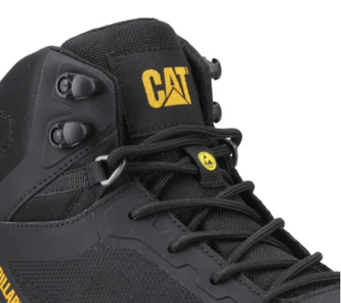 CAT Inductor Mesh Metal Free Safety Boots ESD