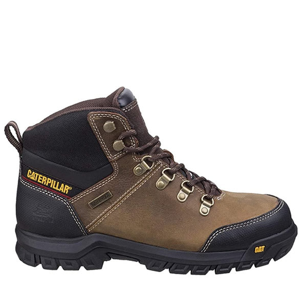 CAT Framework Brown Waterproof Safety Boots – Steel Toe Cap