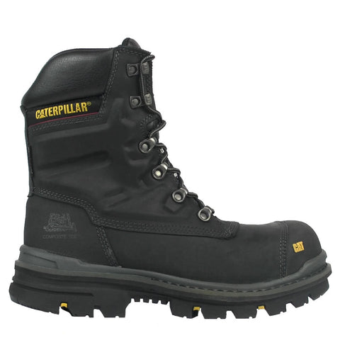 CAT Premier Waterproof S3 Safety Work Boots Side Zip Composite Toe Black