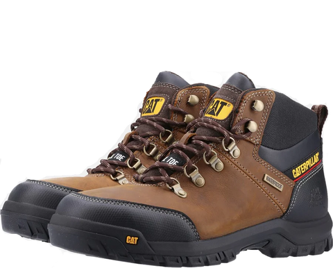 CAT Framework Brown Waterproof Safety Boots – Steel Toe Cap