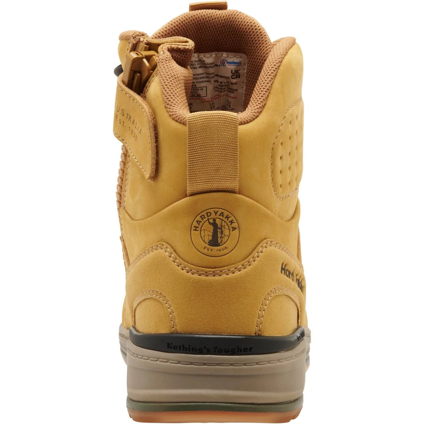 Hard Yakka 3056 S7S Wheat Waterproof Safety Boots Metal Free